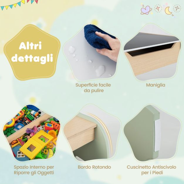 Bateso Tavolo sensoriale multifunzionale con 2 sedie, rotolo di carta, lavagna bifacciale e contenitori pieghevoli per bambini, ideale per tavoli di sabbia e acqua da interno ed esterno