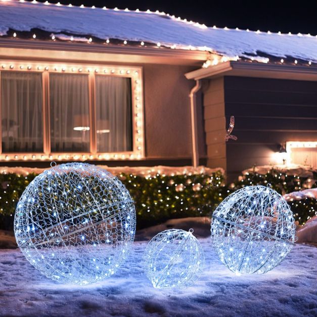 Luci Natalizie LED 3m Con Babbo Natale - 8 Modalità, Decorazione Per Interni/esterni, Alimentazione USB