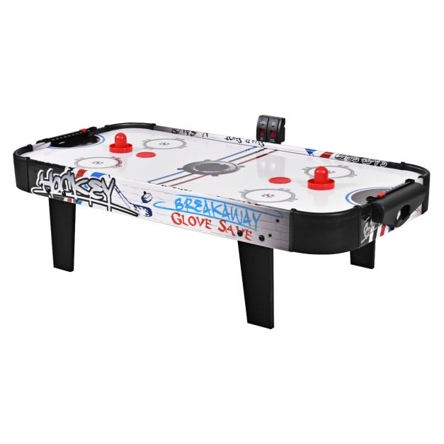 Gioco Da Tavolo Hockey Sling Puck In Legno – Tabellone Veloce Per Due Giocatori, Interattivo E Educativo. Perfetto Per Serate In Famiglia E Regalo Bambini. - 2