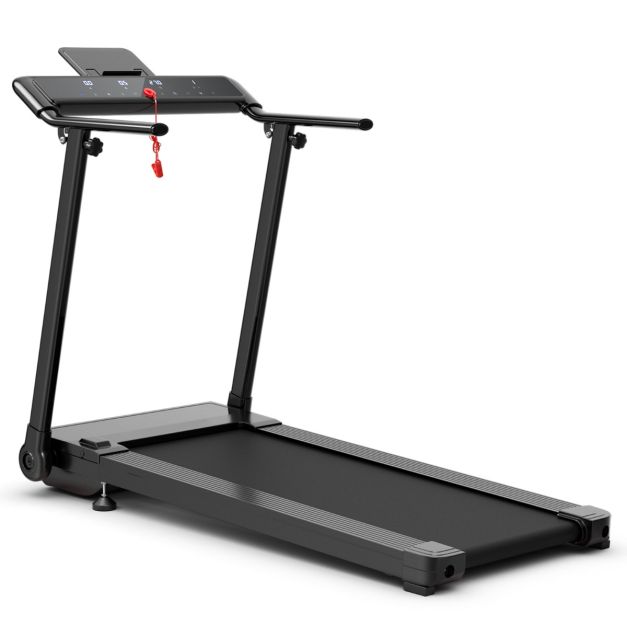 Il numero 1 del risparmio-TAPIS ROULANT ELETTRICO E PIEGHEVOLE CON SCHERMO LCD MOTORE 500W VELOCITÀ 10KM/H