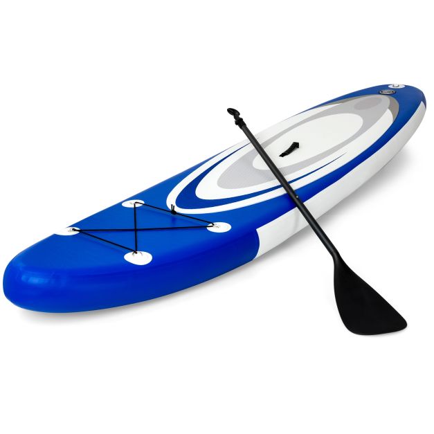 Costawy Tavola da paddle gonfiabile con superficie antiscivolo per giovani  e adulti, Tavola da SUP portatile 335x80x15cm - Costway