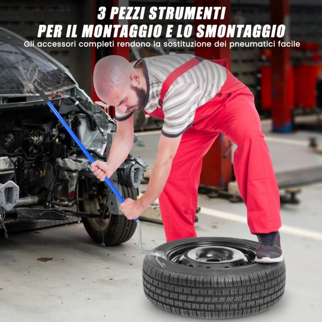 Set Da 9 Leve Per Pneumatici Bicicletta – Attrezzi Portatili Per Riparazione E Cambio Gomme MTB E Strada