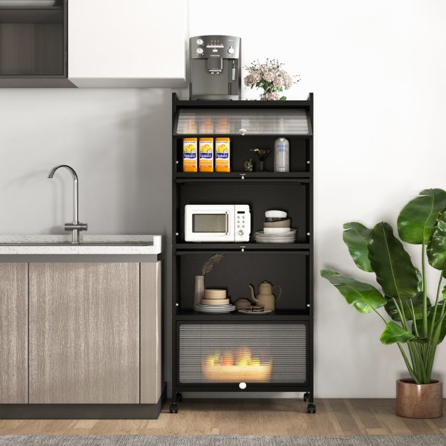 Mobile portaoggetti per lavabo, salvaspazio e con cassetto estraibile
