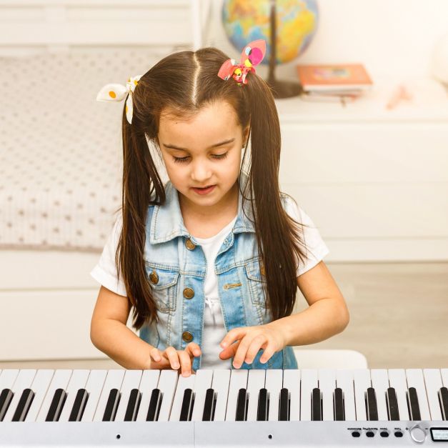 COSTWAY Pianoforte con Tastiera a 61 Tasti, Tastiera Digitale per