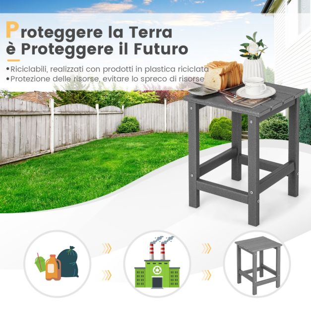 Sollbry Gnomo Da Giardino In Resina Resistente Alle Intemperie, 15 Cm Decorazione Per Interni O Esterni Fumo 84671840