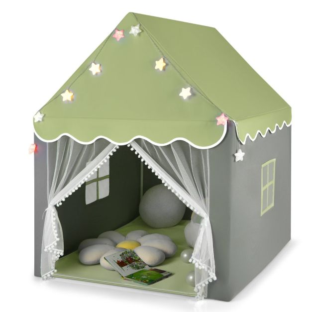 Tappeto Gioco Bambini STARUIA Arcobaleno Esagonale, 140x120 Cm, Lavabile, Antiscivolo, Morbido, Per Camerette E Aree Gioco
