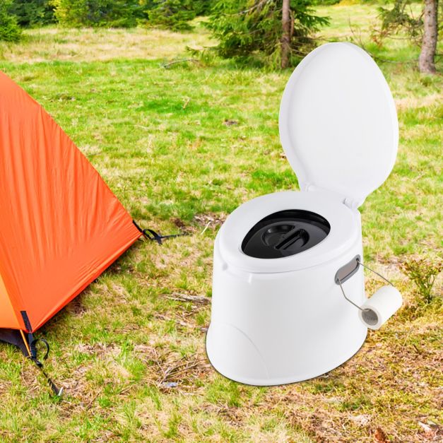 WC Portatile Da Campeggio Pieghevole Con Altezza Regolabile – Include 10 Sacchetti E Borsa Da Trasporto - 2