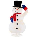 FUNPENY 2 Copricapo Pupazzo Di Neve Per Luci Da Portico: Decorazioni Natalizie EVA 30 Cm