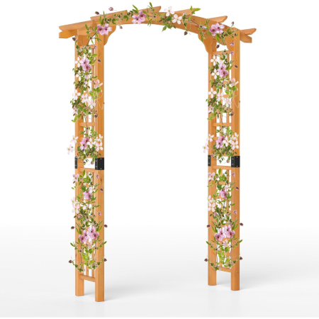 trellis in legno per piante rampicanti