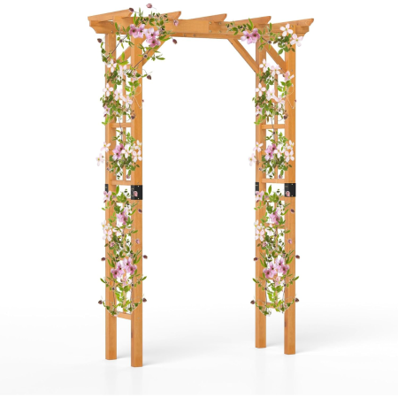 trellis in legno per piante rampicanti