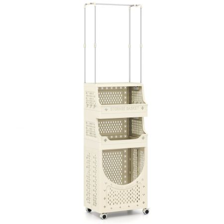 Cesto Portabiancheria, 2 Sacchi In Tessuto Oxford Rimovibili Porta Biancheria Struttura In Metallo Per Bagno E Lavanderia 70x30x71cm Capacita 40l Per Cesto