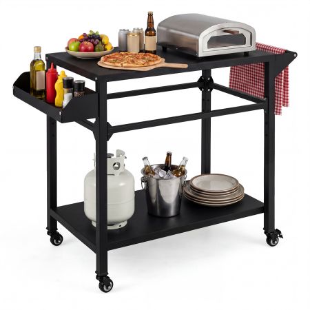 carrello cucina da esterno per bbq in metallo