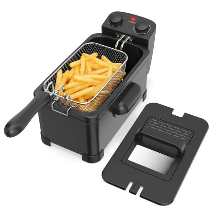 Friggitrice con controllo temperatura e timer regolabili