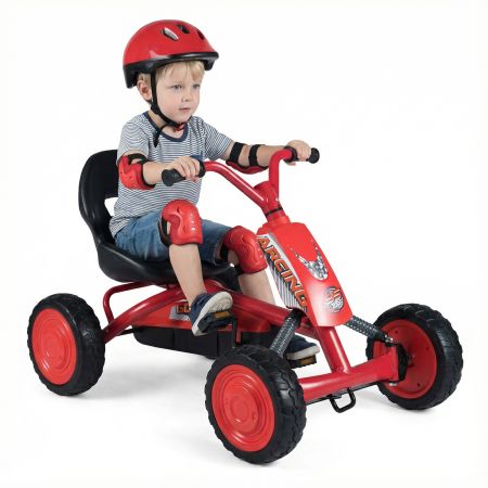 Go kart con pedali antiscivolo per maggiore sicurezza