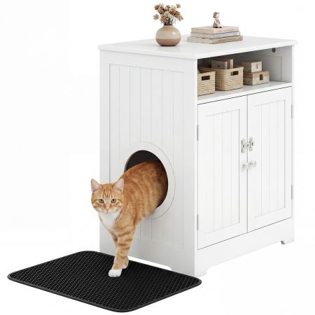 Armadietto chiuso per wc gatto con anti-dispersione e tracciamento