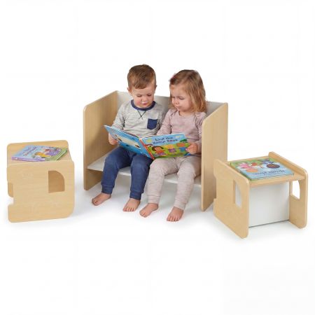tavolo e sedie multifunzionale per bambini 3+ anni