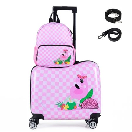 Trolley per bimba e ragazza con ruote girevoli fluide
