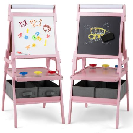 cavalletto per bambini con fogli