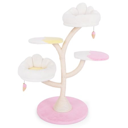 albero per gatti in legno