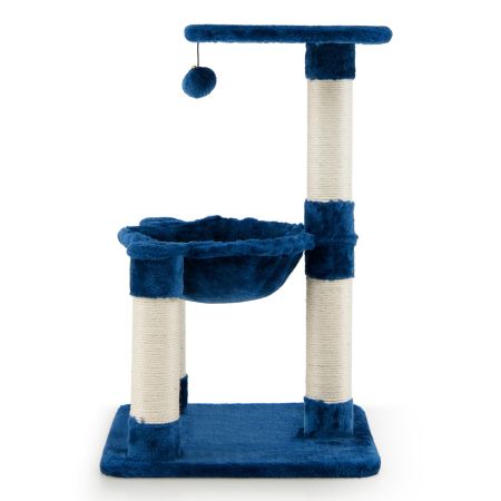 albero per gatti con palla giocattolo