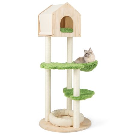 torre per gatti con trespolo