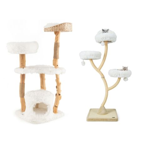 Albero per gatti alto 178cm e albero per gatti alto 124cm