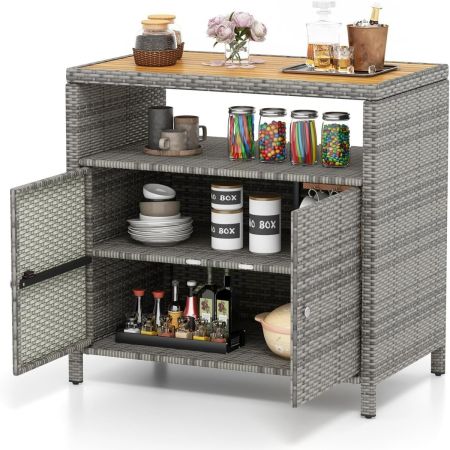 organizzatore di stoccaggio in vimini