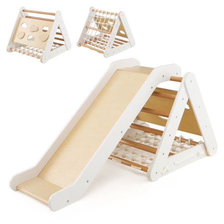 set di arrampicata in legno