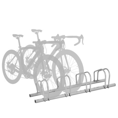 Rastrelliera per biciclette Argento