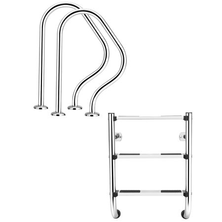 scaletta in acciaio inox per piscina