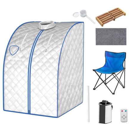 sauna pieghevole con telecomando