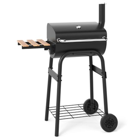 Barbecue a carbone griglia pollice esterno portatile botte piccolo giardino campeggio
