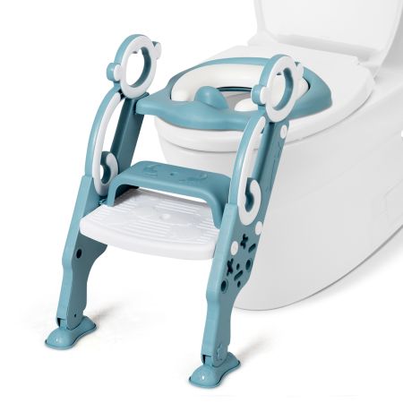 Boby's Riduttore Sedile WC per Bambini con Scaletta, Toilette Pieghevole  con Gradini, Antiscivolo – Giochi e Prodotti per l'Età Evolutiva