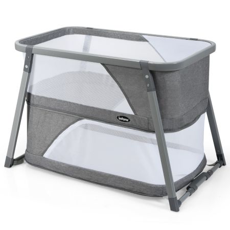 culla 3 in 1 pieghevole con struttura in alluminio