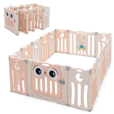recinto pieghevole per bambini con chiusura di sicurezza
