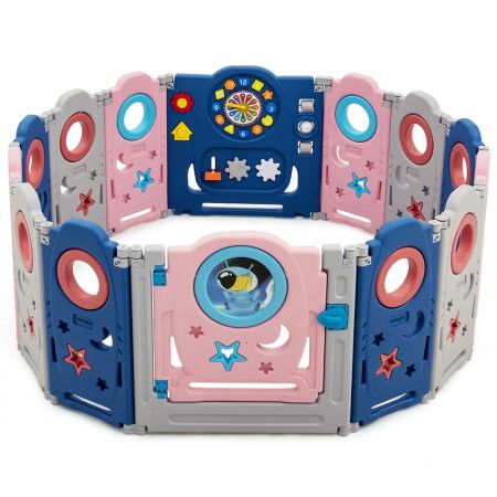 box multifunzionale con 14 pannelli per bambini