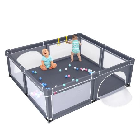 box per bambini con cancelli di sicurezza