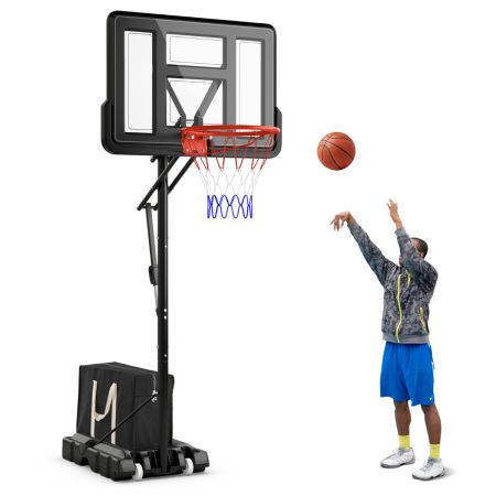 Canestro da basket per interni ed esterni regolabile

