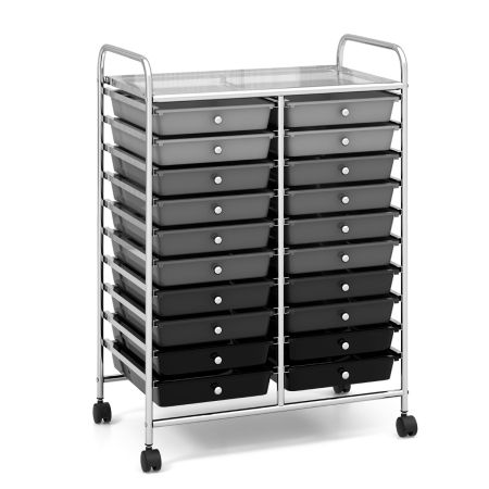 carrello con 20 cassetti