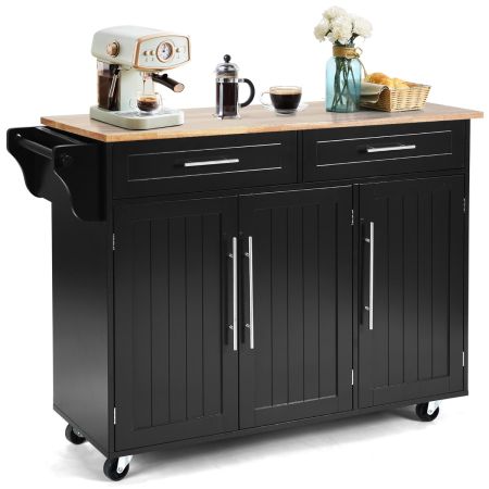 carrello cucina legno