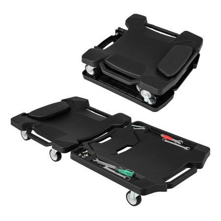 Carrello automobilistico per garage officina Nero
