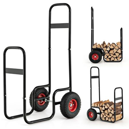 carrello porta ceppi per caminetto
