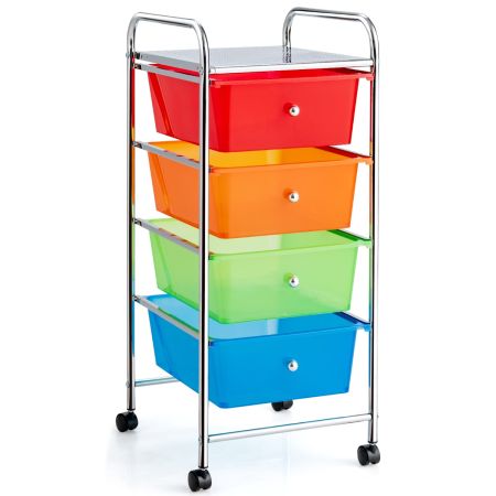 carrello con cassetti in metallo