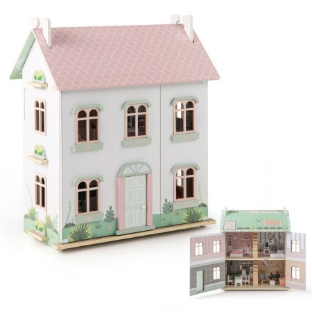 casa delle bambole in legno