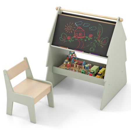 cavalletto da disegno a forma di albero per bambini