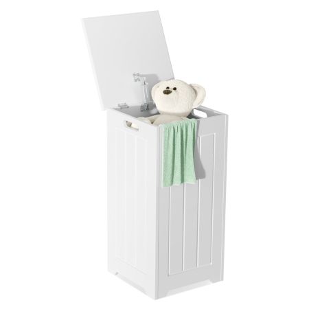 Costway Scalda asciugamani da bagno 20L con timer maniglia e blocco per  bambini, Secchio scaldasalviette elettrico Bianco