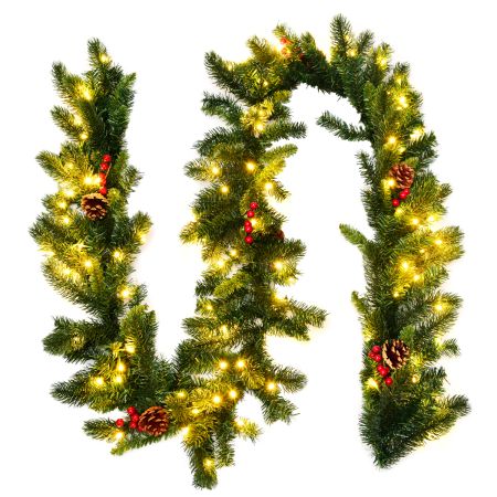 Novaliv - Stella di Natale decorativa, 8 cm, bianca, solo per interni