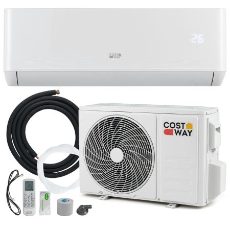 Condizionatore e riscaldatore inverter senza condotti con kit di installazione, Condizionatore d’aria mini split da 12000 BTU