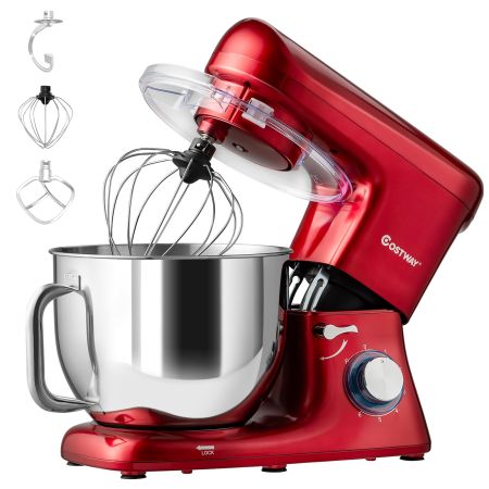 Mixer con 6 velocità gancio frusta e sbattiuova
