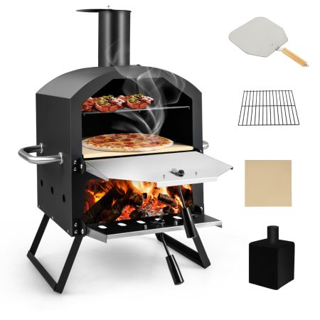 forno per pizza esterno a pellet di legno